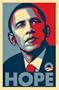 RARE BARACK OBAMA HOPE CAMPAIGN COLLECTIBLE POSTER