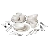 Pfaltzgraff Sand and Seas Sail 36-Piece Dinnerware Flatware Place Setting, Service for 4 by Pfaltzgraff