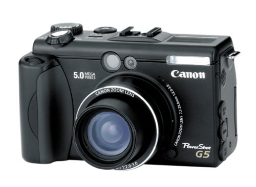 Buy Canon PowerShot G5 5MP Digital Camera w 4x Optical Zoom Best Price.