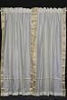 Indo Cream Rod Pocket Sari Sheer Curtain (43 in. x 84 in.)