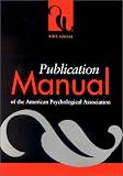 Publication Manual of the American Psychological Association