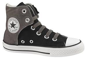 Converse Chuck EZ Slip On Boys Shoes Black/charcoal grey 6 M