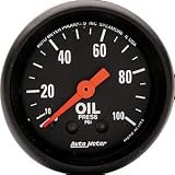 Auto Meter 2604 Z-Series 2'' Oil Pressure Gauge