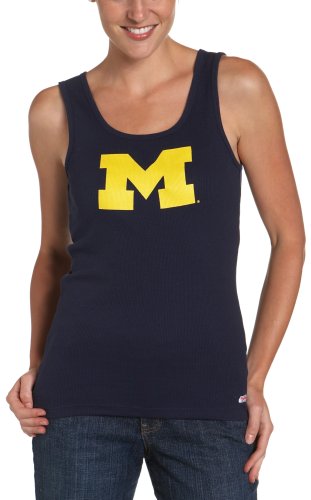 Michigan Wolverines Junior's Ribbed Tank Top