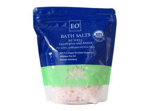 Eo Organic Bath Salts Be Well, Eucalyptus and Arnica, 22-Ounce