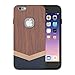 iPhone 6 Plus Case,Slicoo Unique Handmade Natural Wood Slim Hard Cover Wooden Protective Case for iPhone 6 Plus / Apple iPhone 6S plus (Rosewood)