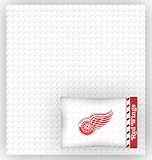 DETROIT RED WINGS OFFICIAL TEAM LOGO TWIN SIZE JERSEY SHEET SET