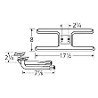 H-Shaped Twin Stainless Steel Burner L-Shaped Venturi