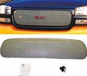 Street Scene Equipment 95077151 Speed Grille Insert, Original Brushed Aluminum Style, Main Grille, For Select GMC Trucks
