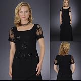 Chiffon Formal Evening Dress - Mother of Bride & Groom, Wedding, Party, MOB Gown by Sean Collection (7280)