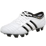 adidas Men's Adipure II TRX Firm Ground Soccer Cleat,White/Black/Gold,12 M