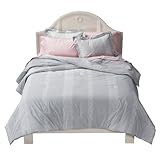 Simply Shabby Chic® Floral Scroll Comforter - Grey (Twin)