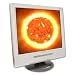 190M 19 Inch Flat Panel LCD Display, 1280x1024, 400:1, 25ms, Analog, Built-In Speakers, Silver