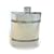 Pewter hip flask - Celtic 6oz with 2 bands and pouch