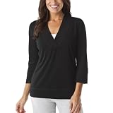 Merona® Womens Jersey Yoga Top Black S Well Being New Age Merona® Womens Jersey Yoga Top Black S
