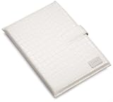  : Cole Haan Hand-Stained Patent Crocodile Print Kindle DX Sleeve (Fits 9.7" Display, Latest and 2nd Generation Kindles), White