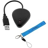 GTMax Wireless Receiver Dongle for Playstation 3 Guitar Hero Wireless Guitar (Wrist Strap Lanyard Included)