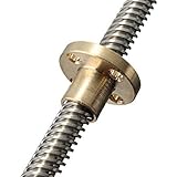 Drillpro 400mm 8mm Lead Screw ACME Lead Screw and Nut for 3D Printer Z Axis