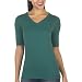 Mossimo� Black: Elbow-Sleeve Ultra-Soft Sweater - Zenith Teal Image