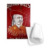 Poster advertising Buffalo Bill's Wild West.. - Tea Towel 100% Cotton - Art247 - Tea Towel - 46x70cm