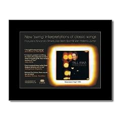 PAUL ANKA Rock Swings 305x254mm Matted Music Print/Mini Poster - Black