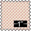 1:24 Scale Blossom Peach Silk Fabric-for Dollhouse Miniatures