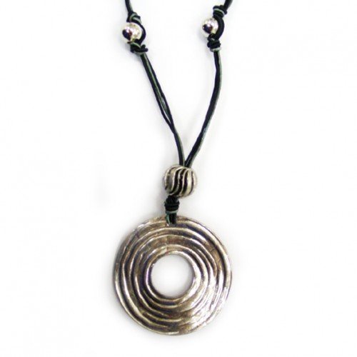 SG PARIS NECKLACE 40CM+EXT ANTI METAL BLACK SILVER 