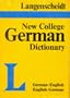 German Lang New College Dictionar (Langenscheidt new college dictionaries)