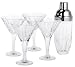 Godinger 5-Piece Contempo Martini Set, Service for 4