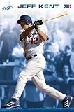 Jeff Kent Los Angeles LA Dodgers POSTER MLB RARE NEW - 24