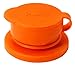 Pura Sport Big Mouth Silicone Sport Top, Orange (Plastic Free, NonToxic Certified, BPA Free)
