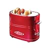 Nostalgia Electrics HDT-600RETRORED Retro Series Pop-Up Hot Dog Toaster