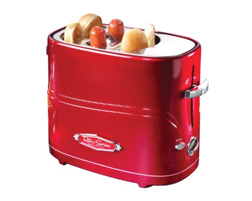 Nostalgia Electrics HDT-600RETRORED Retro Series Pop-Up Hot Dog Toaster product image