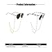 Kalevel® Eyeglass Chain Beaded Glasses Eyeglass Chains and Cords For Women Gold
