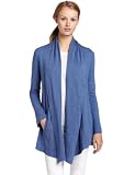 Minnie Rose Womens Shawl Collar Duster