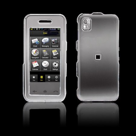 Samsung M800 Instinct Cell Phone Trans. Clear Protective Case Faceplate Cover