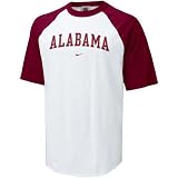 Nike Alabama Crimson Tide White Classic Raglan T-shirt
