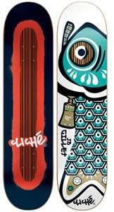 Skateboard Deck, 8.2" Cliche Koi Fish Impact Plus Gillet Skateboard Deck