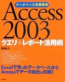 Access 2003 クエリ+レポート活用術/