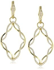 Katie Decker "Eternity" 18k Yellow Gold and Diamond Earrings