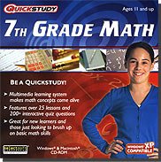 QuickStudy 7th Grade Math