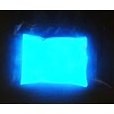 Sky Blue Glow-in-the-Dark Powder 75 gram ~ Pigment