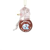 North Carolina Tar Heels Acrylic Snowman Basketball 2.5