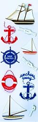 Martha Stewart Crafts Stickers, Nautical Sailboats