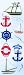 Martha Stewart Crafts Stickers, Nautical Sailboats