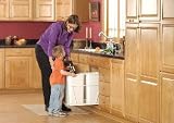 Double 27 Quart w/ Full Extension Slides, White