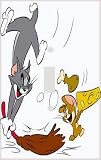 Tom and Jerry Chase Decorative Switchplate Cover