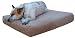 Memory Foam Orthopedic Dog Bed 26 x 40 Medium Olive Microfiber
