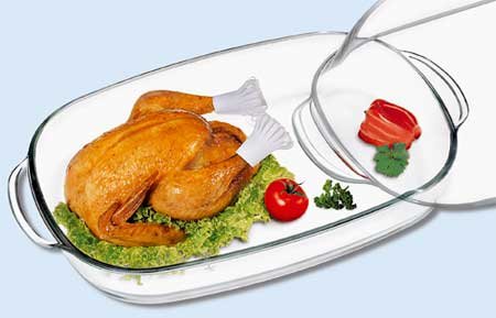 Geflügelbräter mit Deckel