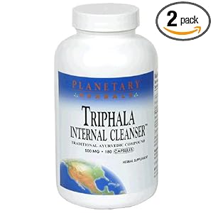 Click to buy Healthy Blood Pressure: Planetary Herbals Triphala, Traditional Ayurvedic Purifier, 500 mg, 180 capsules  from Amazon!